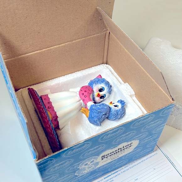 NEW Sonshine Promises by Gretchen Clasby Owl Figurine “Forgiveness” 1999 #7043 - Picture 4 of 8